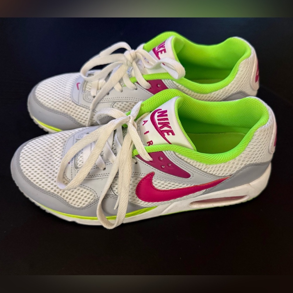 Nike Air Max Correlate 51147-164 White Fireberry Lime Green Women’s Size 11